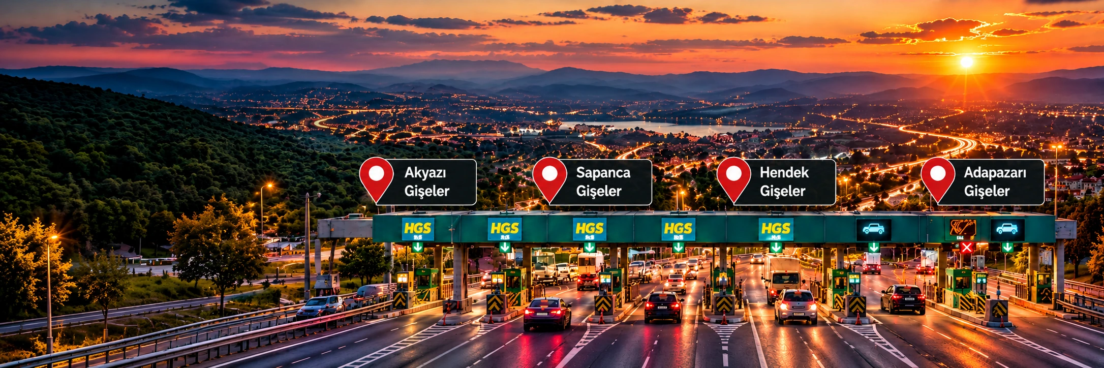 Kuzey Marmara Otoyolu gişeleri, otoban lastikçi yol yardım bölgesi